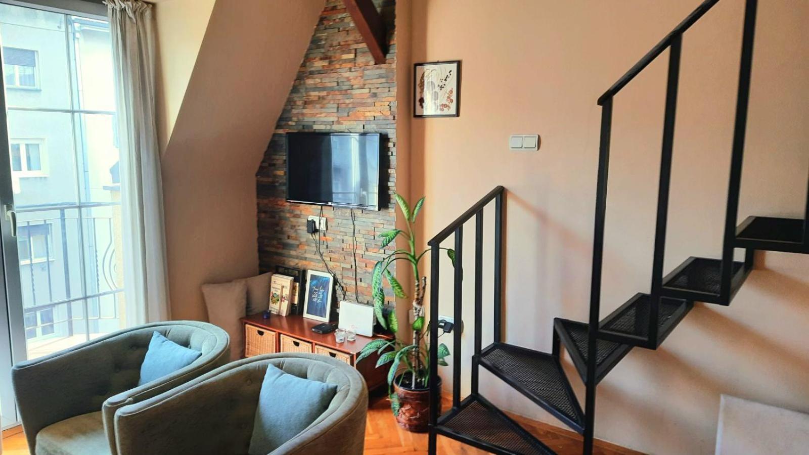 Duplex Studio Mansarda Apartment Beograd Bagian luar foto