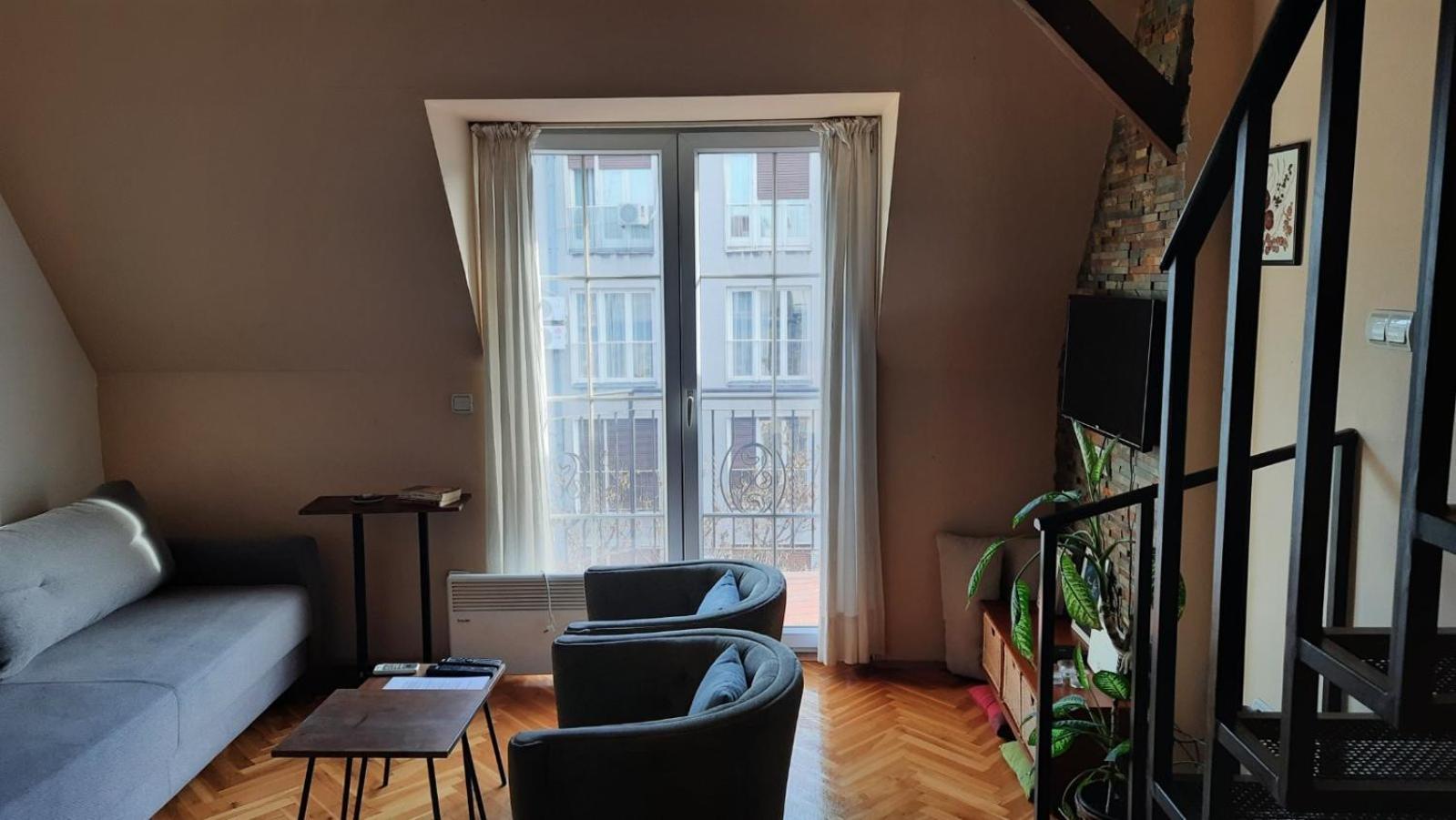 Duplex Studio Mansarda Apartment Beograd Bagian luar foto
